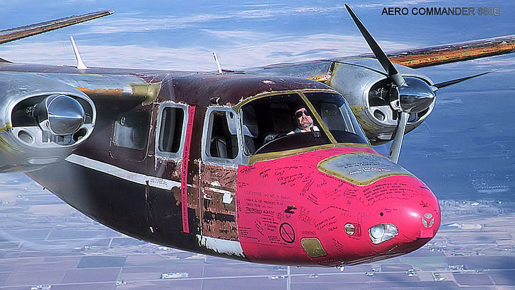 Aero Commer 680e、680e、コマンダー、エアロ、飛行機、ランナー、麻薬、飛行機、 HDデスクトップの壁紙