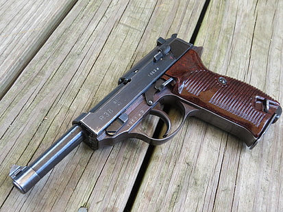 pistolet, broń, deska, P38, Tapety HD HD wallpaper