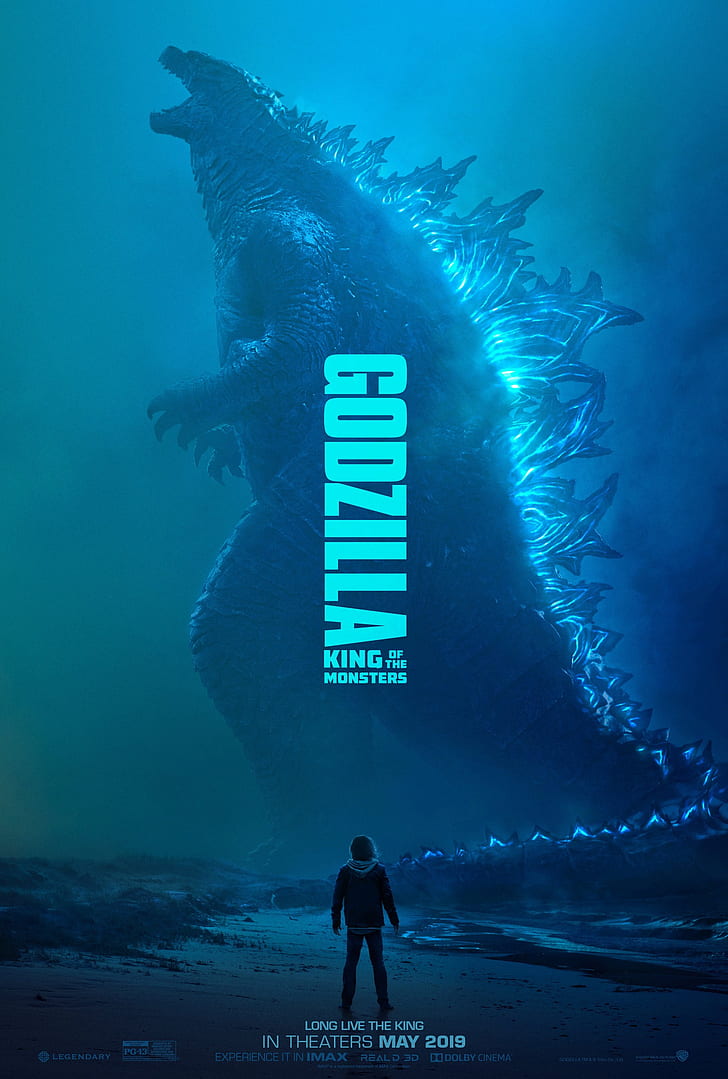 Godzilla, películas, póster de película, Godzilla: King of the Monsters, Fondo de pantalla HD, fondo de pantalla de teléfono