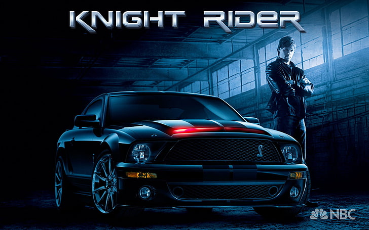 Fond d'écran numérique Knight Rider, Ford Mustang, Knight Rider, Fond d'écran HD
