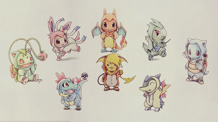 Pokemon wallpaper, Pokémon, Videospiele, HD-Hintergrundbild