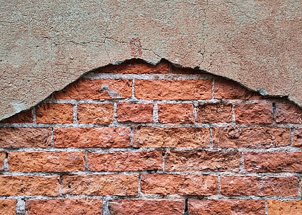 pared de ladrillo marrón, pared, ladrillo, superficie, textura, Fondo de pantalla HD HD wallpaper