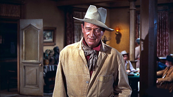 movies, western, John Wayne, Rio Bravo, HD wallpaper HD wallpaper