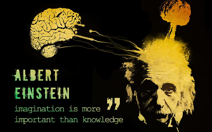 Альберт Эйнштейн Мысли, HD обои