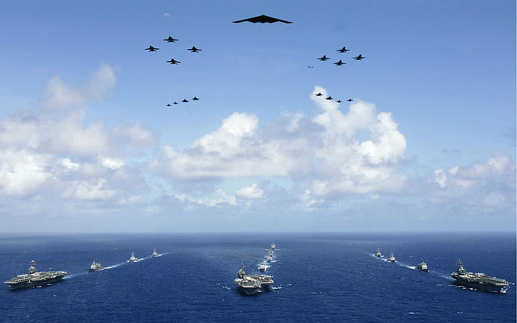 Marine-Flotte, HD-Hintergrundbild