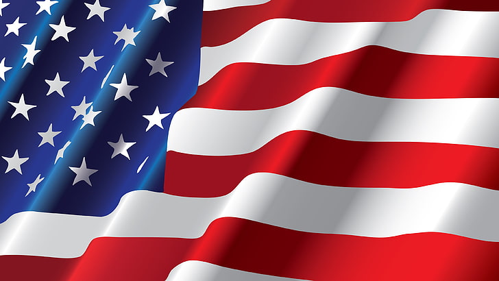 Sterne, Streifen, Flagge, USA, HD-Hintergrundbild