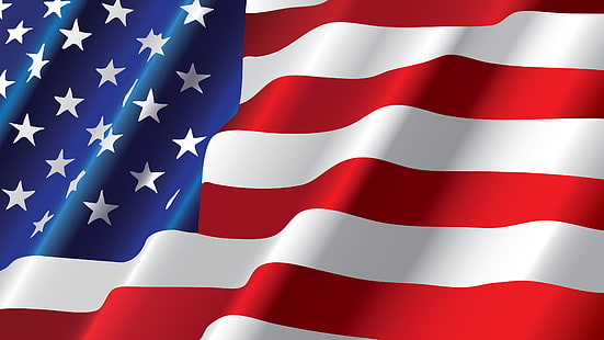 النجوم ، الشريط ، العلم ، الولايات المتحدة الأمريكية، خلفية HD HD wallpaper