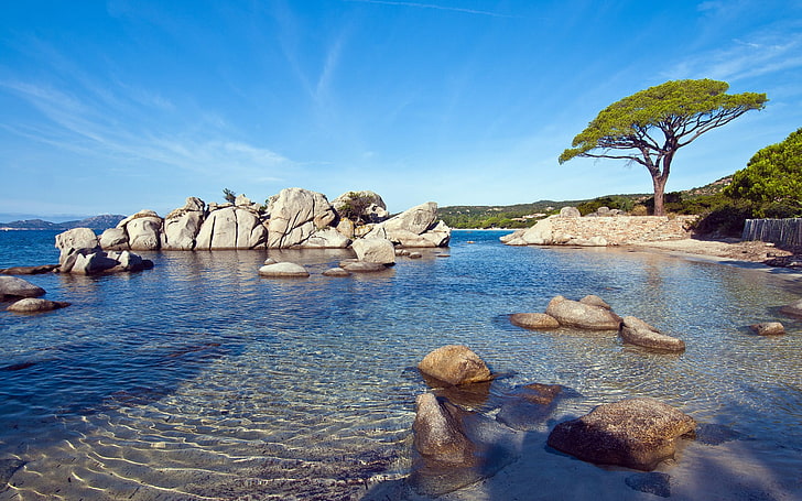 Sunny Shores France-2016 Windows 10 Desktop Wallpa .., Brown Rock Formation, Fond d'écran HD