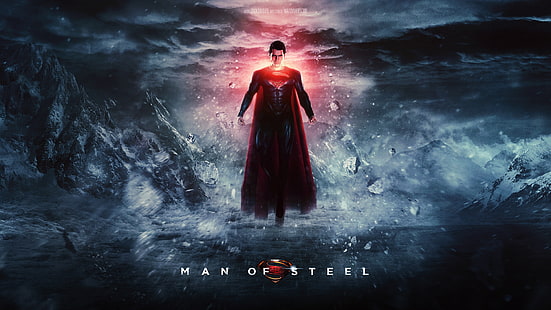 Fondo de pantalla de Man of Steel, Superman, DC Comics, Clark Kent, Man of Steel, Henry Cavill, Kal-El, Fondo de pantalla HD HD wallpaper