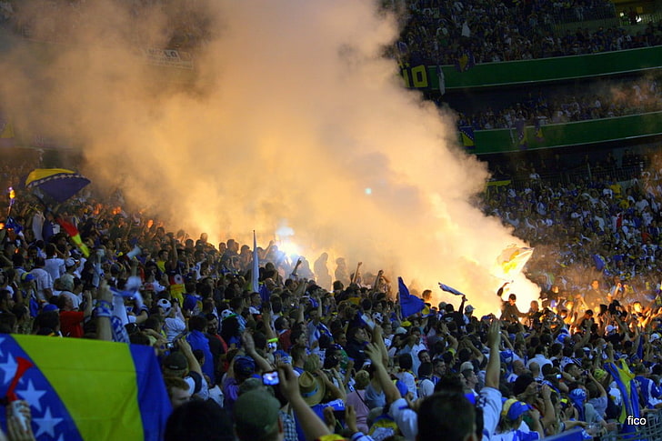 Fans, Zuschauer, Bosnien und Herzegowina, HD-Hintergrundbild