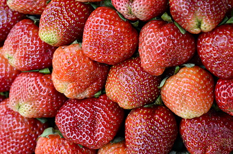 strawberries, strawberry, berry, ripe, HD wallpaper HD wallpaper