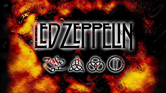 Logo Led Zeppelin, Band (Music), Led Zeppelin, Sfondo HD HD wallpaper
