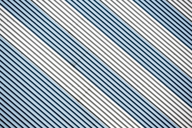 blue and white stripe wallpaper, texture, lines, obliquely, HD wallpaper