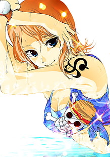 one piece nami 1353x1920 Anime One Piece HD Art, una pieza, Nami, Fondo de pantalla HD HD wallpaper