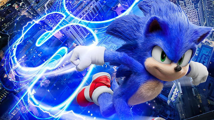 Sonic, Sonic the Hedgehog (2020), Sonic the Hedgehog, Sfondo HD
