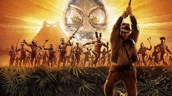 Indiana Jones y el reino de la calavera de cristal, Fondo de pantalla HD HD wallpaper
