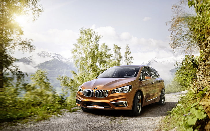 BMW Active Tourer Outdoor Concept Auto HD Wallpape., Tapety HD