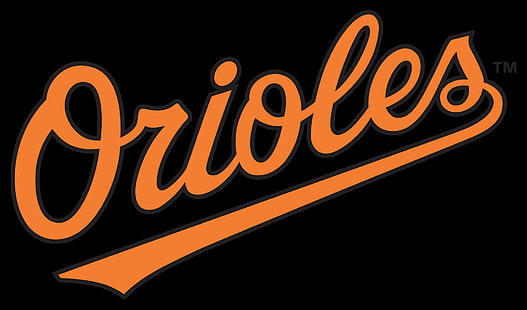 Baltimore Orioles, Major League Baseball, logotype, HD wallpaper HD wallpaper