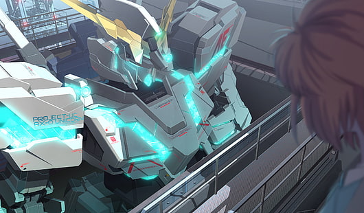 Anime, mobil kostym Gundam Unicorn, HD tapet HD wallpaper