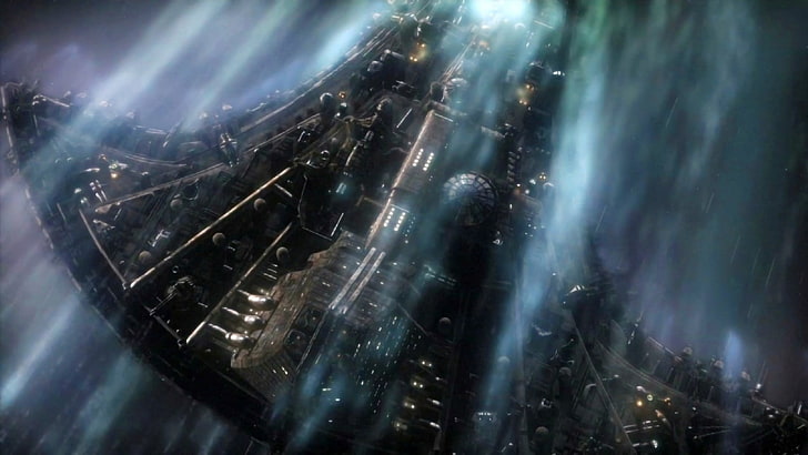wallpaper digital pesawat hitam, Stargate, SG-U, FTL, Faster Than Light, Destiny (pesawat ruang angkasa), Wallpaper HD