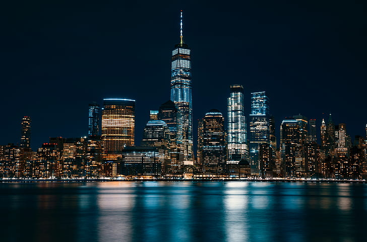 Manhattan New York City Night都市の景観4k 8k 夜 都市 マンハッタン ヨーク 都市景観 新 Hdデスクトップの壁紙 Wallpaperbetter