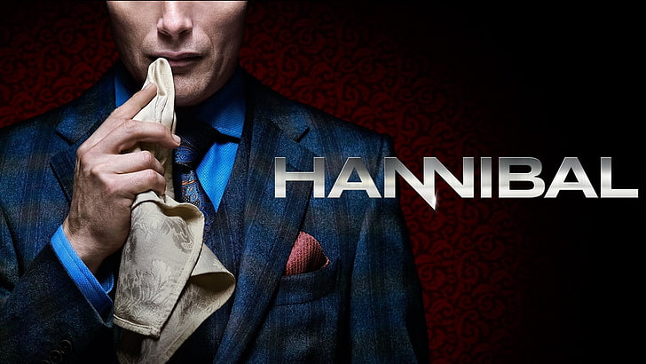 Hannibal tapeta, krawat, Dr., seria, marynarka, szal, serial, lekarz, Mikkelsen, Mads, Hannibal, Lecter, Tapety HD