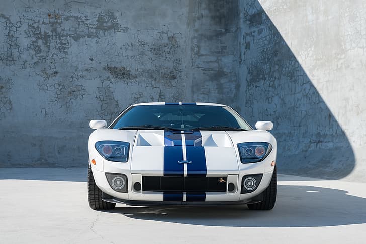 The front, Sportcar, 2005 Ford GT, HD wallpaper