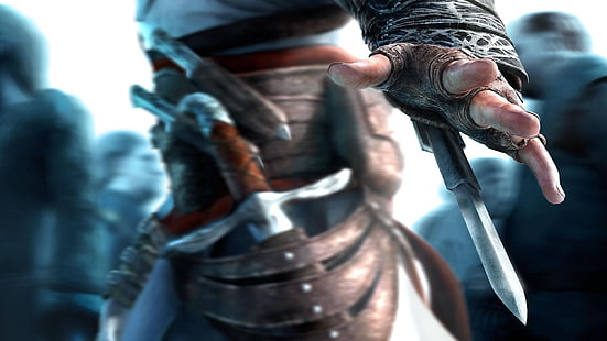 วิดีโอเกม Assassin's Creed, Assassin's Creed, Altaïr Ibn-La'Ahad, วิดีโอเกม, มือสังหาร, วอลล์เปเปอร์ HD HD wallpaper