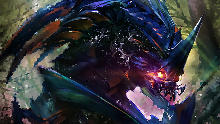 Dota 2 Nyx Assassin digitales Hintergrundbild, Anime, Shadowverse, Rhinoceroach, HD-Hintergrundbild