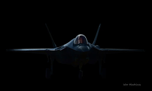 Foto de primer plano del avión, F-35 Lightning II, avión, militar, vehículo, avión militar, Fondo de pantalla HD HD wallpaper