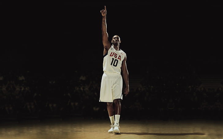 celana pendek putih pria, Lakers, Kobe Bryant, Kobe, KB24, Wallpaper HD