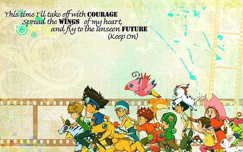Digimon персонажи, Digimon Adventure, Digimon, аниме, HD обои HD wallpaper