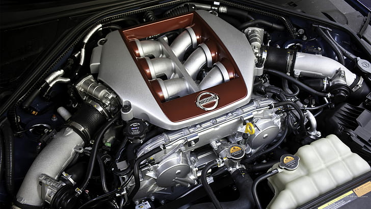 Nissan Skyline GTR Engine HD, автомобили, nissan, skyline, gtr, двигател, HD тапет