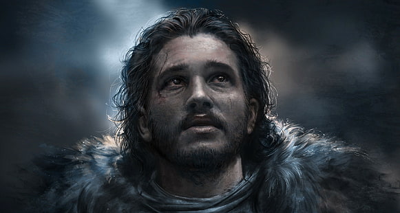fotografia de foco seletivo de John Snow, Game of Thrones, Jon Snow, HD papel de parede HD wallpaper