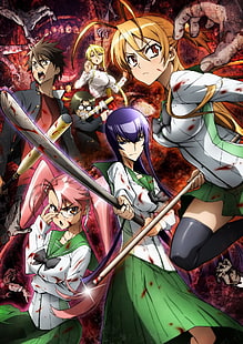 sekolah menengah atas miyamoto rei 1680x1050 Anime Hot Anime HD Art, sekolah menengah atas orang mati, Miyamoto Rei, Wallpaper HD HD wallpaper