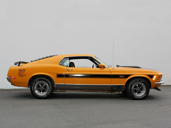1970, 351, classic, ford, mach 1, muscle, mustang, twister, HD wallpaper