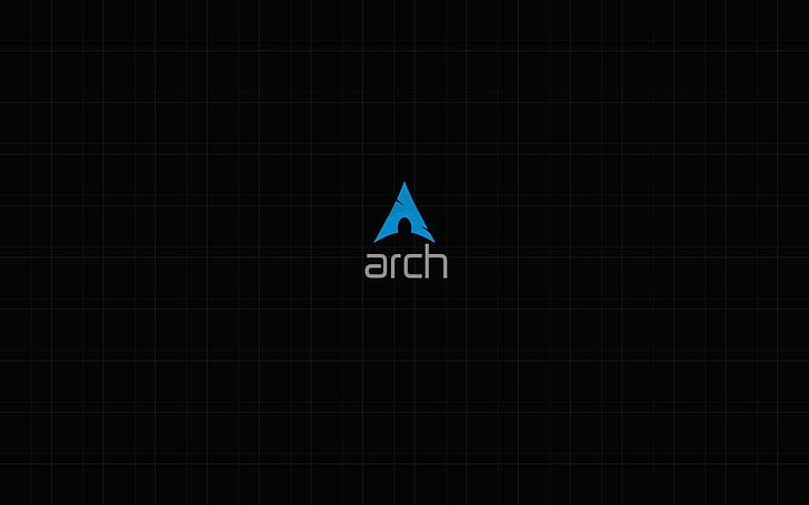Logo lengkung, Arch Linux, Wallpaper HD
