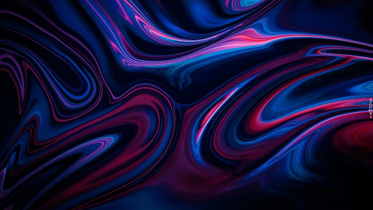 abstract, swirls, HD wallpaper
