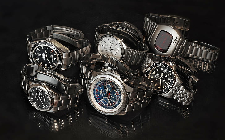 orologio, orologi di lusso, Omega (orologio), Rolex, Seiko, Breitling, TAG Heuer, Sfondo HD
