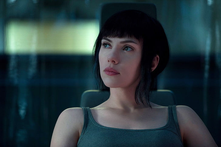 Scarlett Johansson, 4K, Ghost in the Shell, Fond d'écran HD