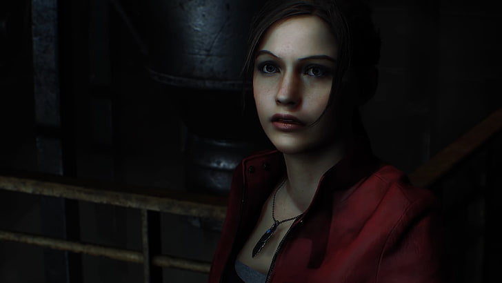Resident Evil 2, video games, Claire Redfield, Leon Kennedy, Capcom, Racoon City, Resident Evil, HD wallpaper