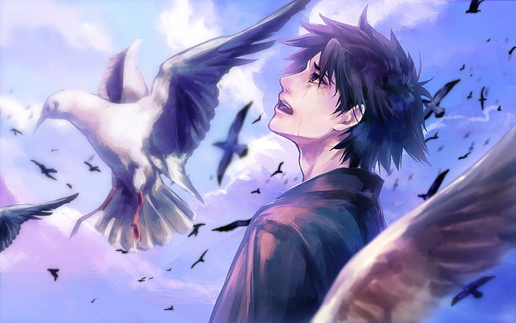 birds, crying, Fate Series, Kiritsugu Emiya, HD wallpaper