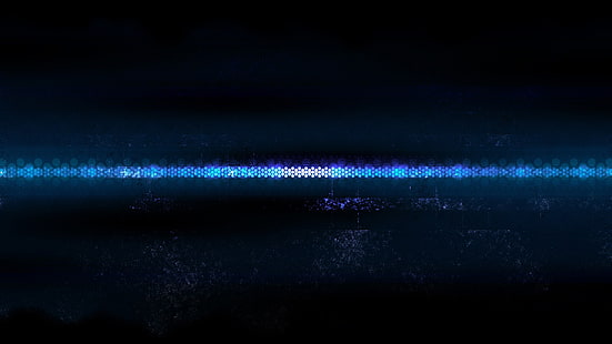 blaue Linie Tapete, abstrakt, blau, Minimalismus, digitale Kunst, Grunge, Cyan, HD-Hintergrundbild HD wallpaper