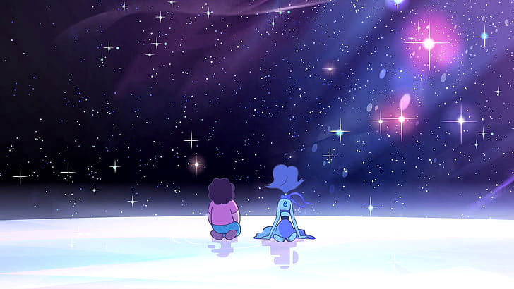 TV Show, Steven Universe, Lapis Lazuli (Steven Universe), Space, Steven (Steven Universe), HD wallpaper