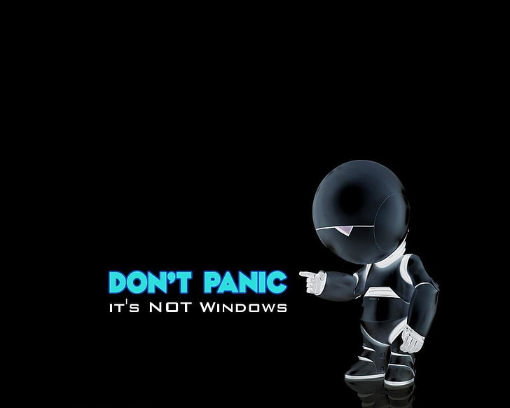 humor linux hitchhikers guide till galaxen 1280x1024 Space Galaxies HD Art, linux, humor, HD tapet