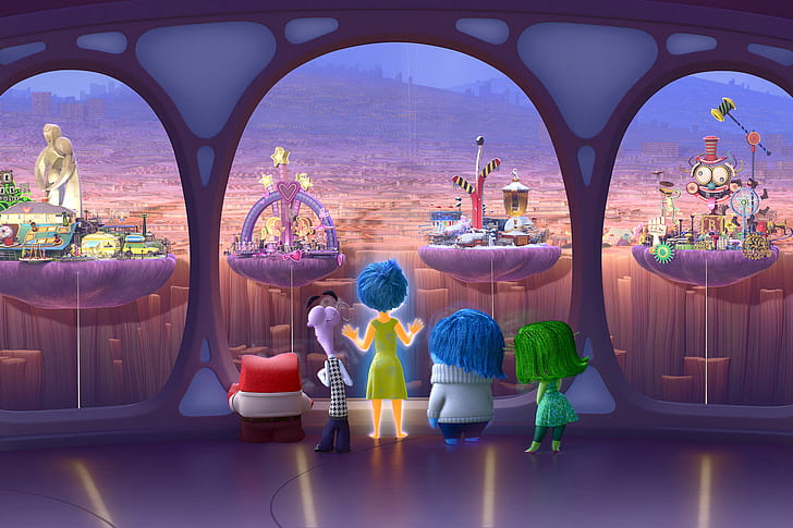 Disney, Inside Out, Movie, Characters, inside out movie, disney, inside out, movie, characters, HD wallpaper