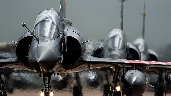 pesawat terbang, Mirage 2000, angkatan udara, Wallpaper HD