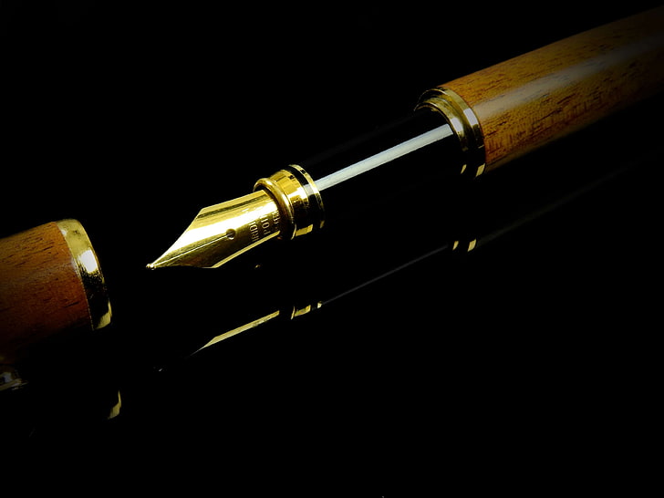 Dip Pen, Füllfederhalter, Schreibfeder, Kugelschreiber, Präzision, Reflexion, HD-Hintergrundbild