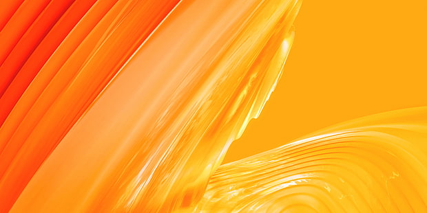 OnePlus 5T, Yellow, 4K, Liquid, Stock, HD wallpaper HD wallpaper