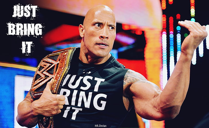 Dwayne Johnson, WWE, Wrestling, HD-Hintergrundbild
